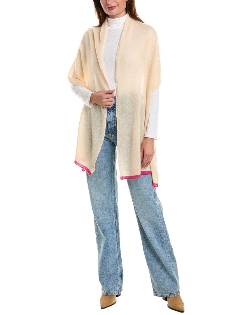 Portolano Oblong Wrap In Flat Jersey With Tips On