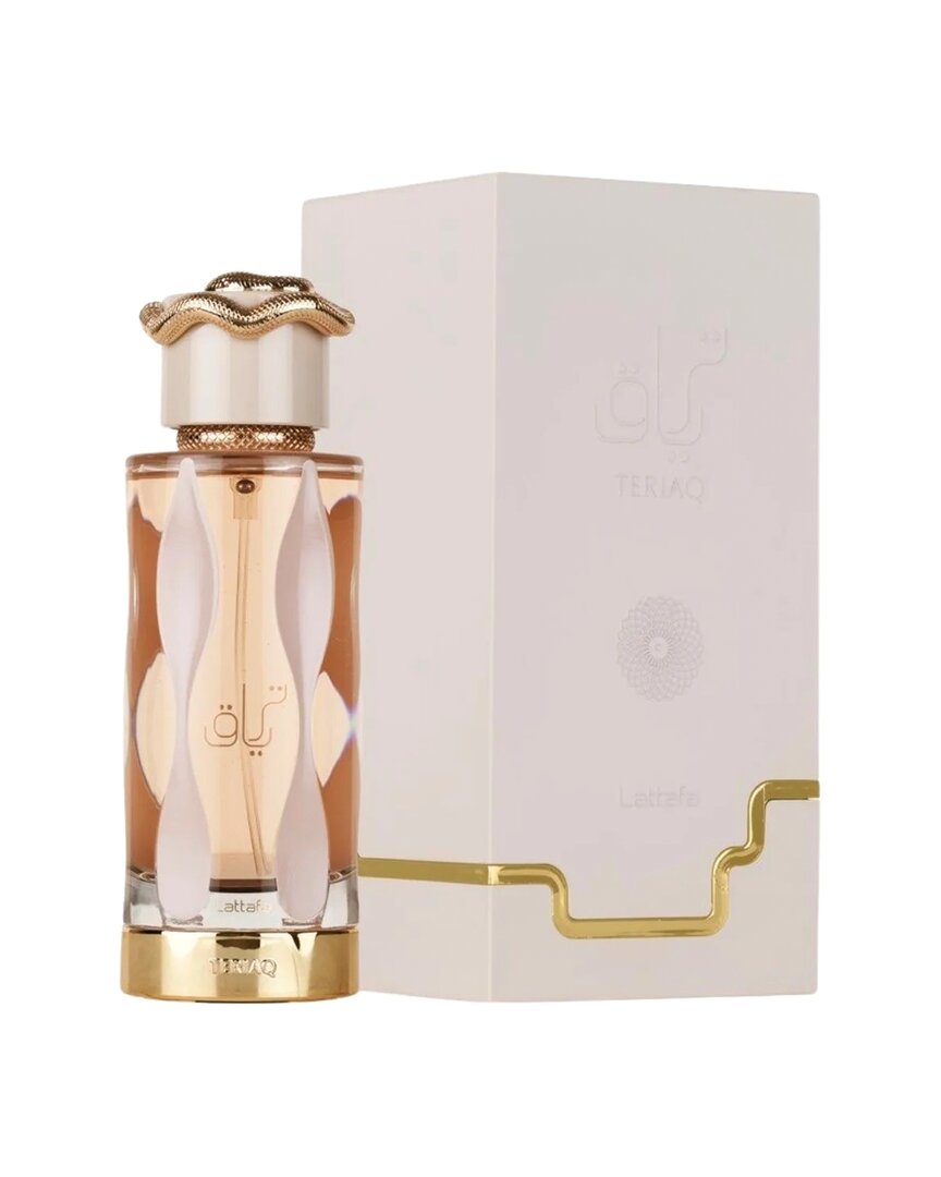 Lattafa Unisex 3.4oz Teriaq Edp Spray