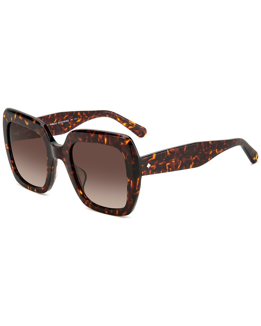 Kate Spade New York Women's Naomi/s 52mm Sunglasses In Havana/brown Gradient