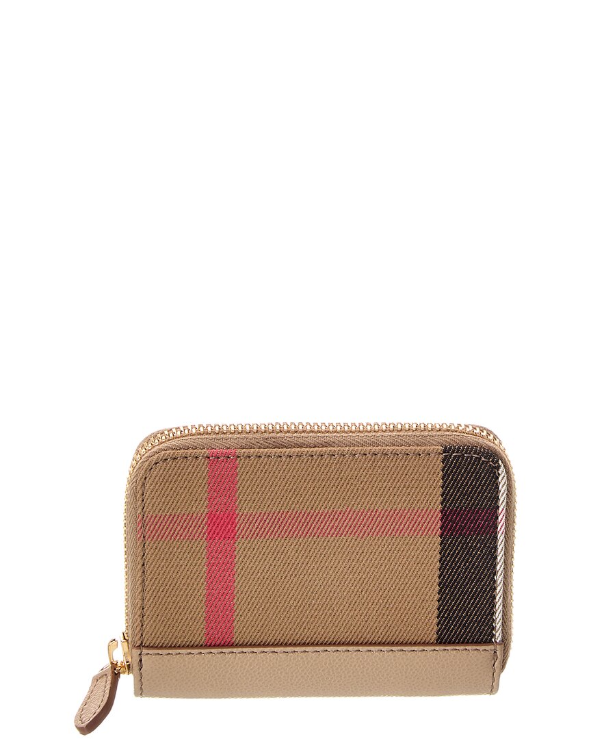 Burberry Check Canvas Purse