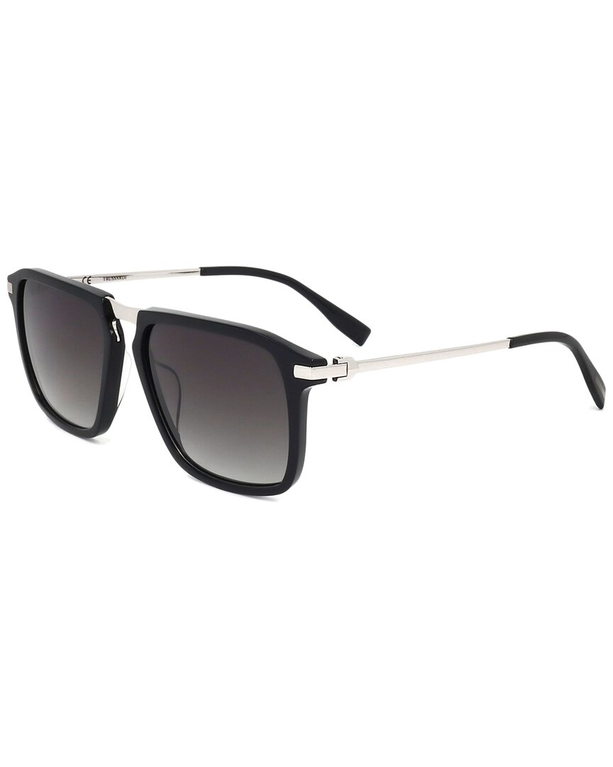 Trussardi Men's Str329f 700w 58mm Sunglasses In Black