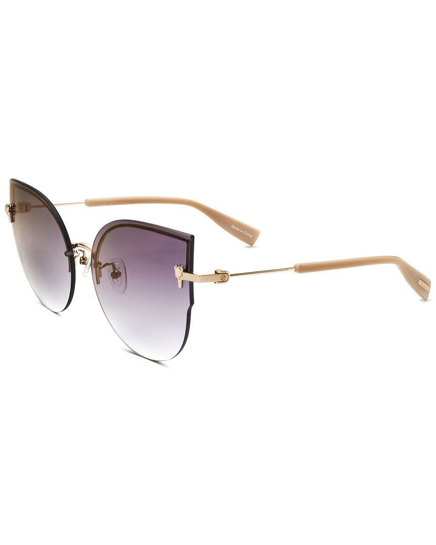 Trussardi Unisex 60mm Gold Sunglasses In Multi
