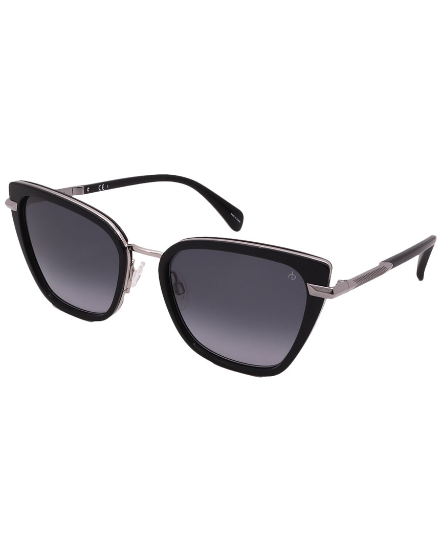 Rag & Bone Women's Rnb1057/g/s 56mm Sunglasses In Black