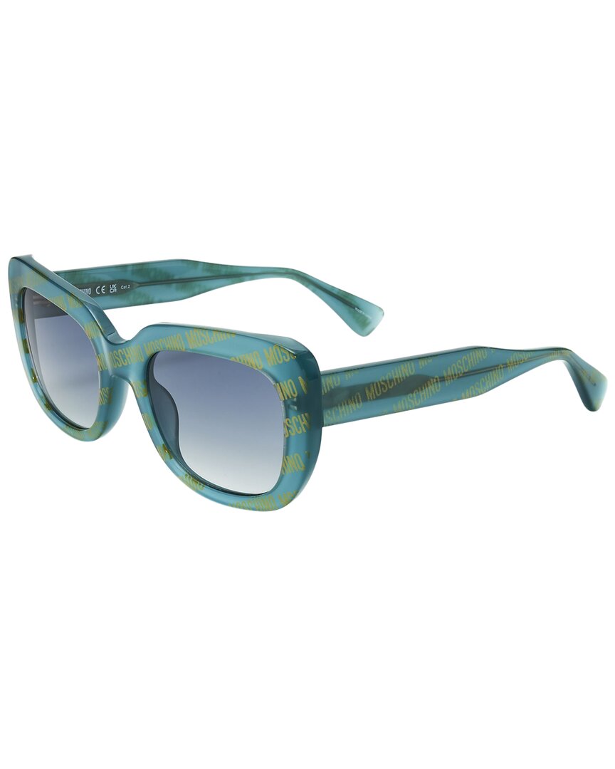 Moschino Women's Mos132/s 53mm Sunglasses In Blue