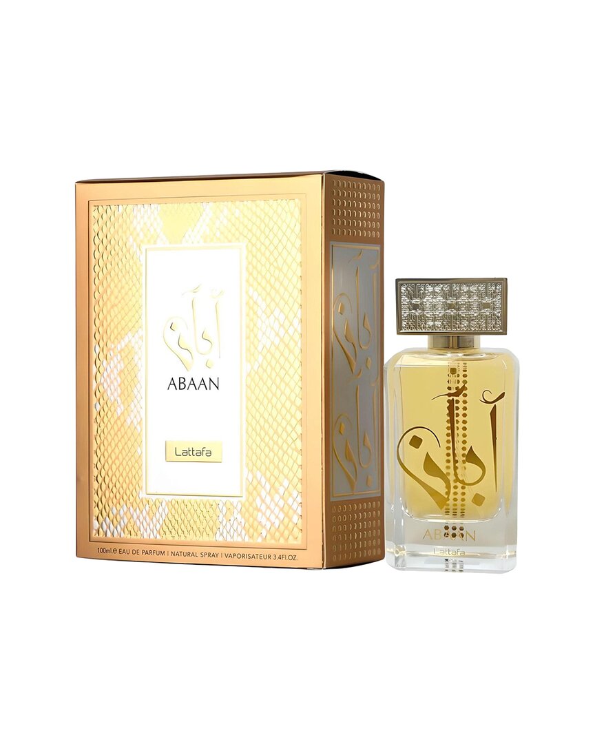 Lattafa Unisex 3.4oz Abaan Edp Spray