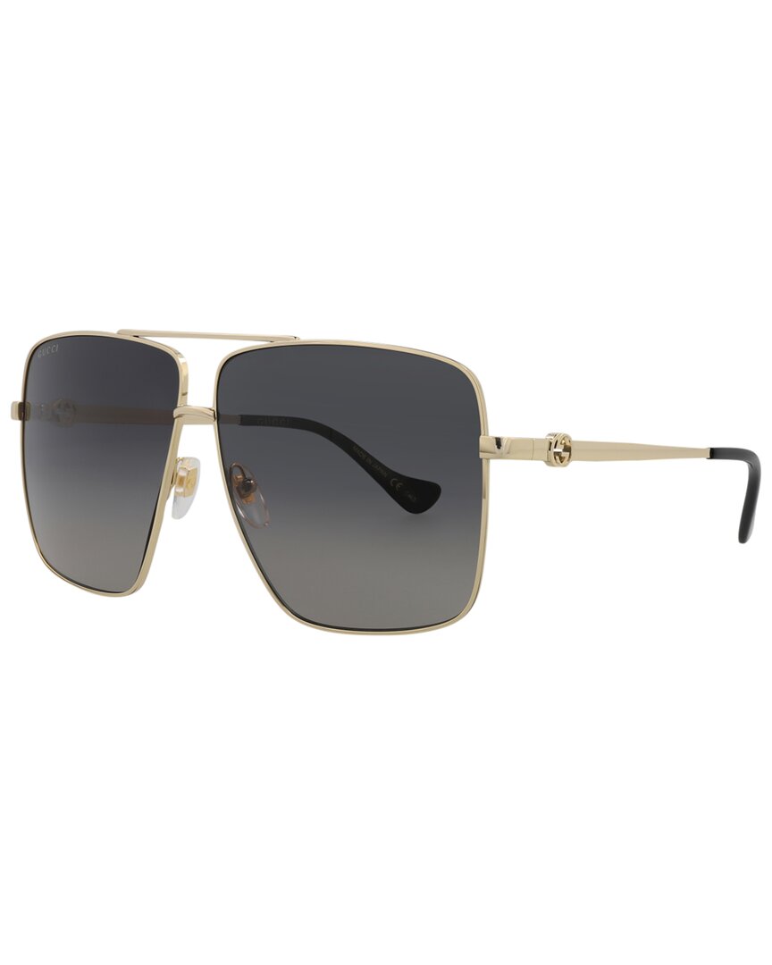 Gucci Women's Gg1087s 63mm Sunglasses In Gold