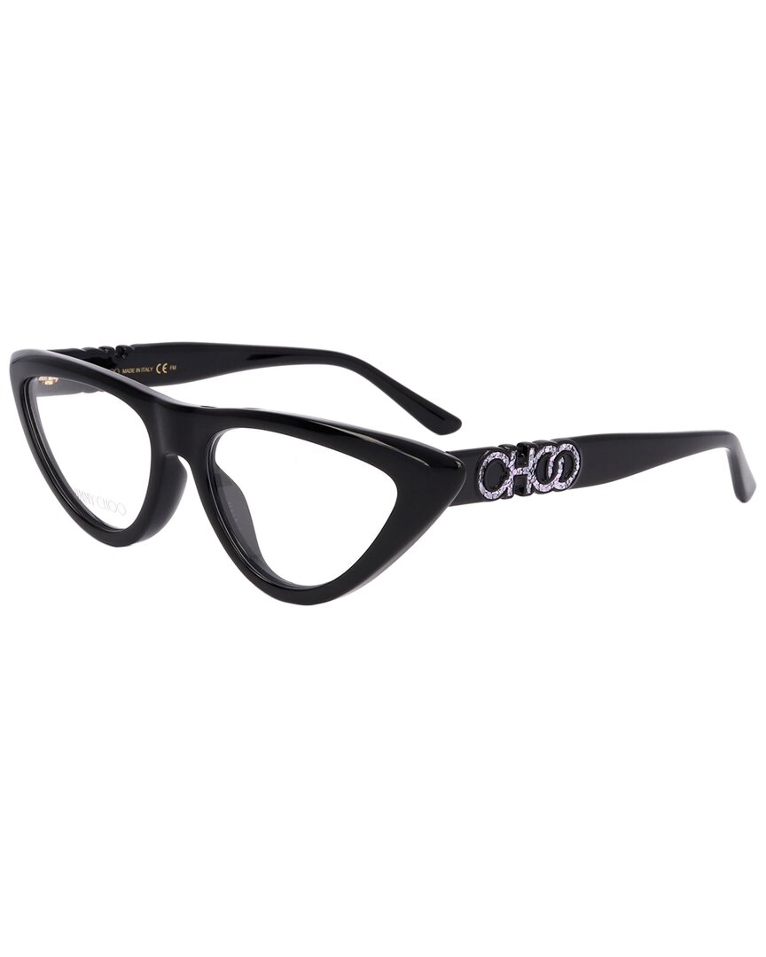 Shop Jimmy Choo Women's Jc255 55mm Optical Frames In Black