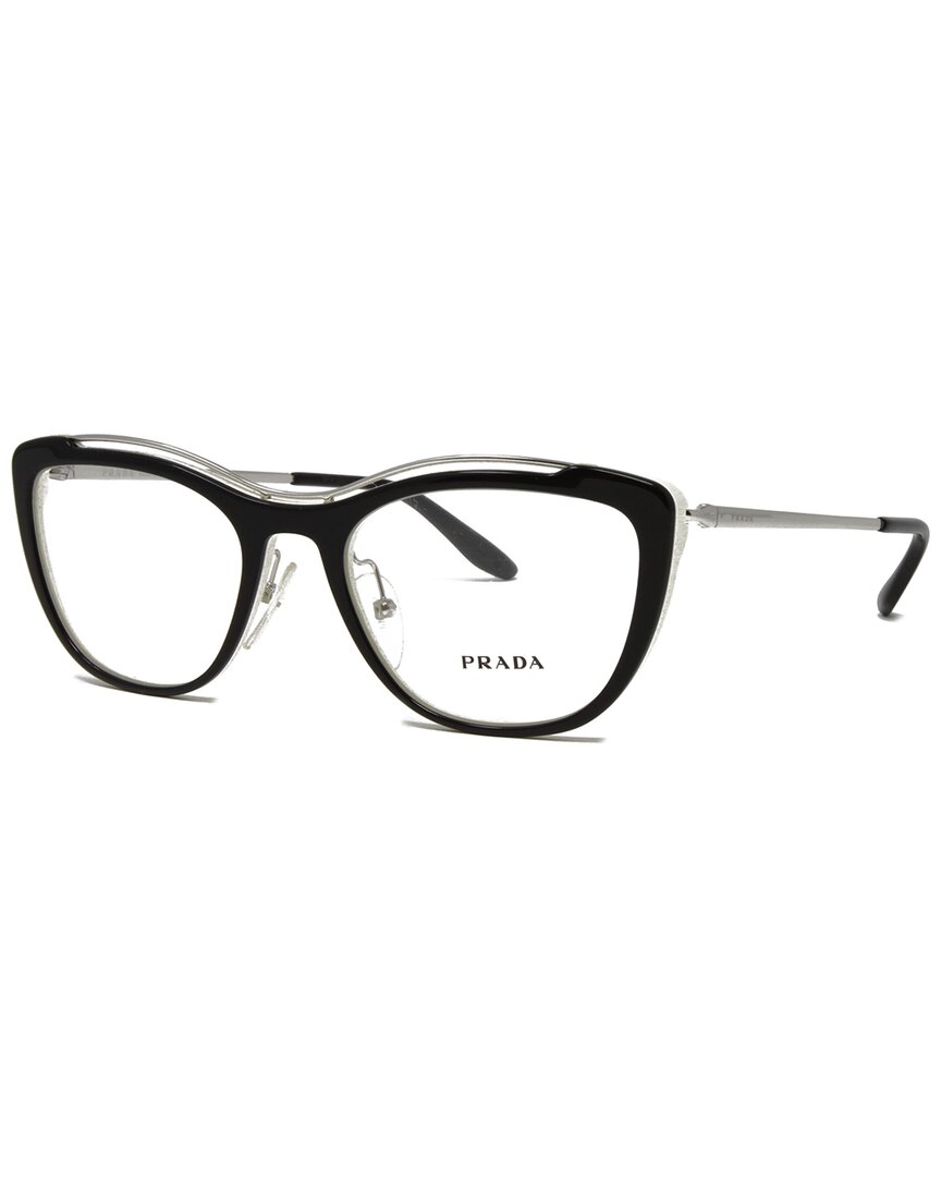 Prada Women's Pr04vv 51mm Optical Frames In Black