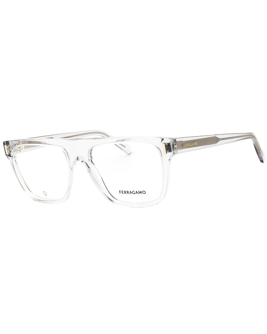 Ferragamo Men's 55mm Optical Frames In Gray