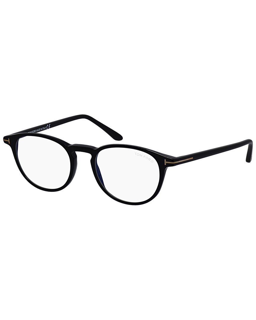 Shop Tom Ford Unisex 49001 49mm Optical Frames In Black