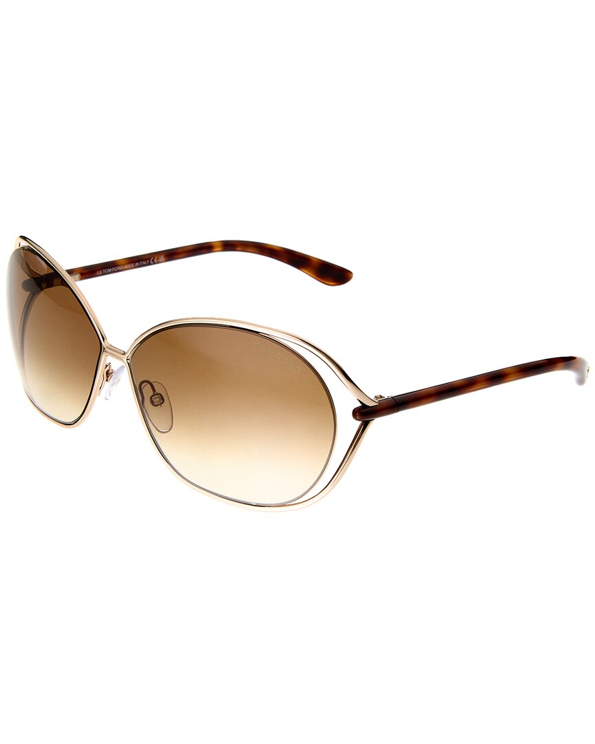 Tom Ford Women's 6628f 66mm Sunglasses In Gold