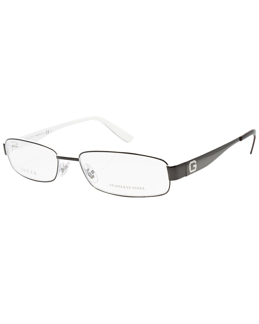 Gucci Unisex Gg1939 52mm Optical Frames In Metallic