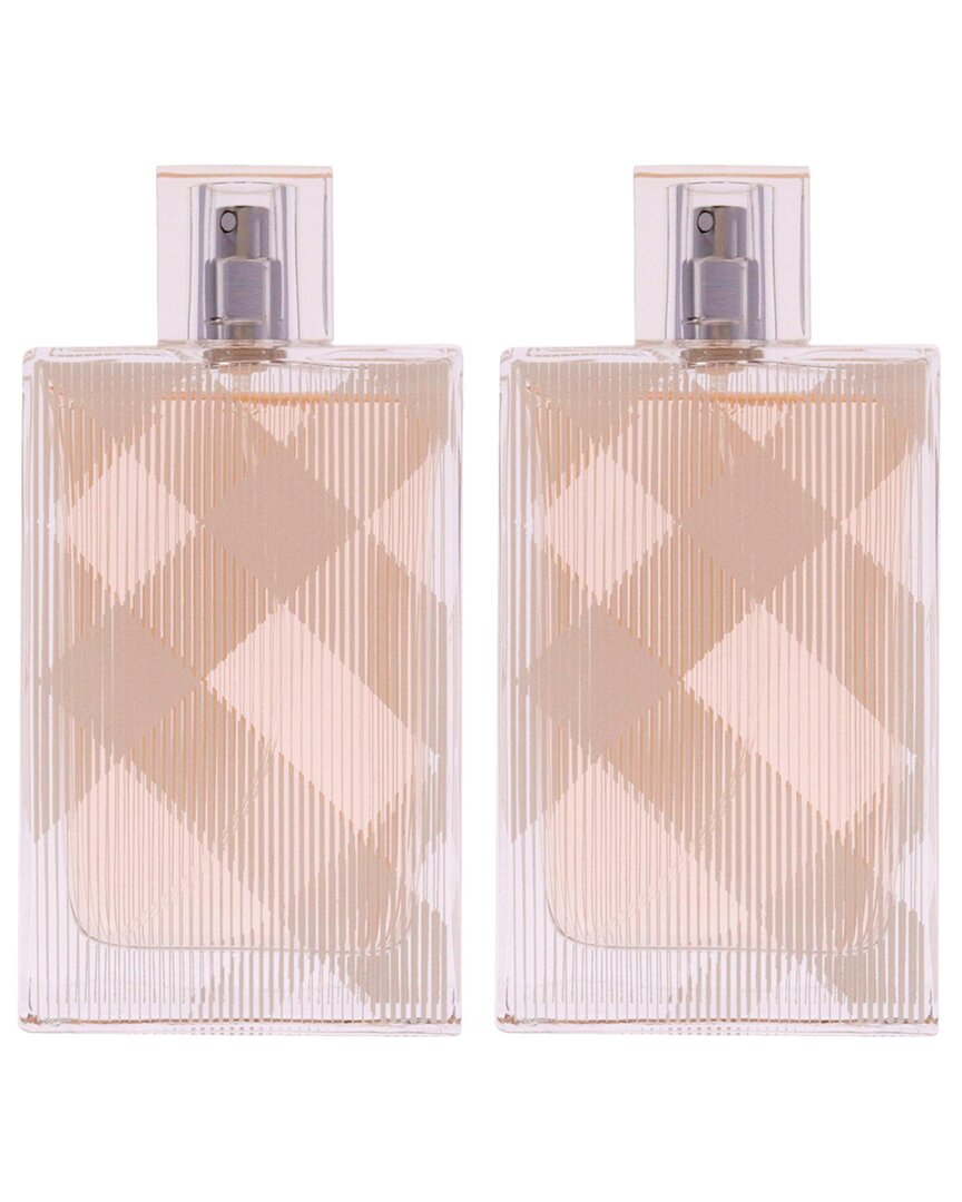 Burberry Women's 3.3oz Brit Edt Pack Of 2