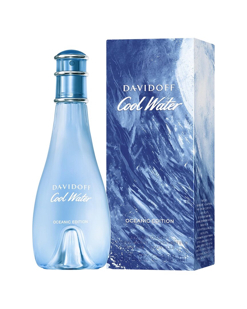 Davidoff Women's 3.3oz Coolwater Oceanic Edition Edt Spray In Transparent