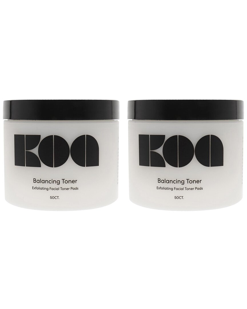 Koa 50 Count Balancing Toner Pads - Pack Of 2