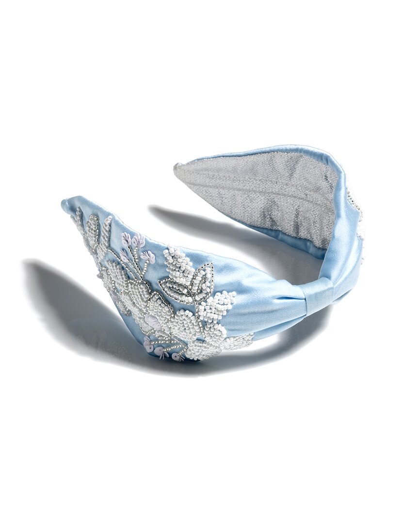 Shiraleah Embellished Wide Headband In Blue