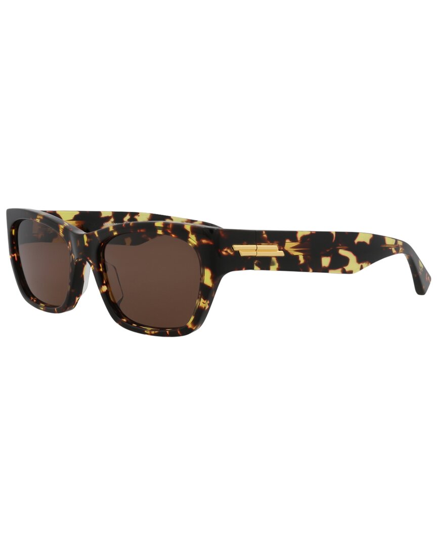 Bottega Veneta Unisex Bv1143s 55mm Sunglasses In Brown