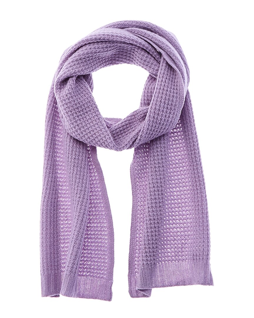 Portolano Cashmere Scarf In Purple