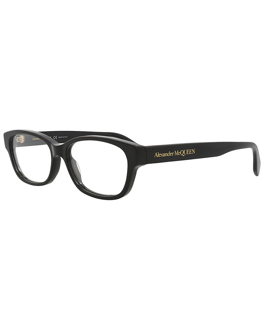 Alexander Mcqueen Women's Am0344o 53mm Optical Frames In Black