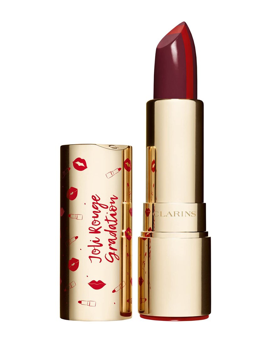 Clarins Women's 0.1oz 803 Plum Gradation Joli Rouge Gradation Lipstick In White