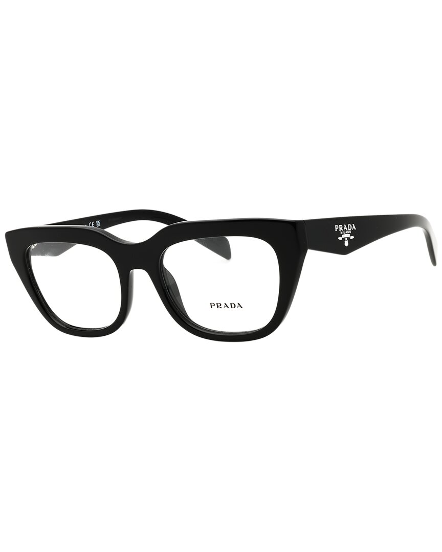 Prada Women's 0pr A06v 52mm Optical Frames In Black