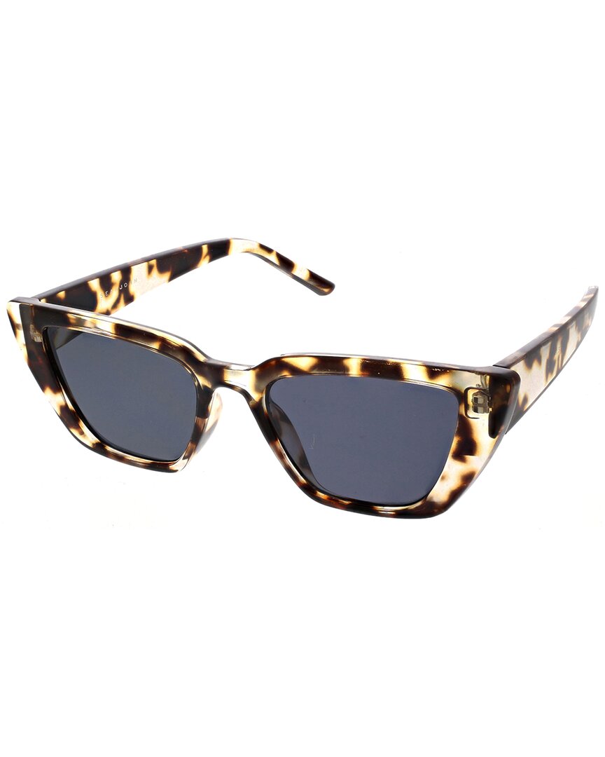 Sean John Sharp Cat Eye Sunglasses In Brown