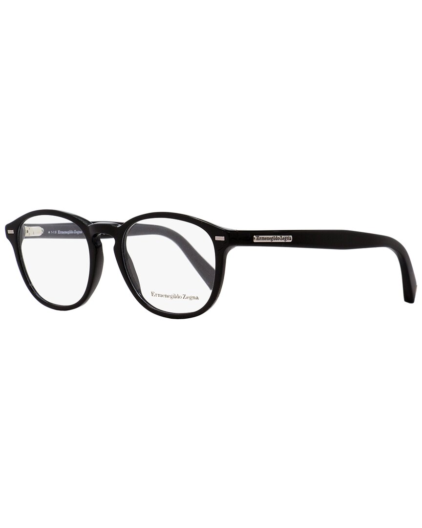 Zegna Men's Ez5057 49mm Optical Frames In Black