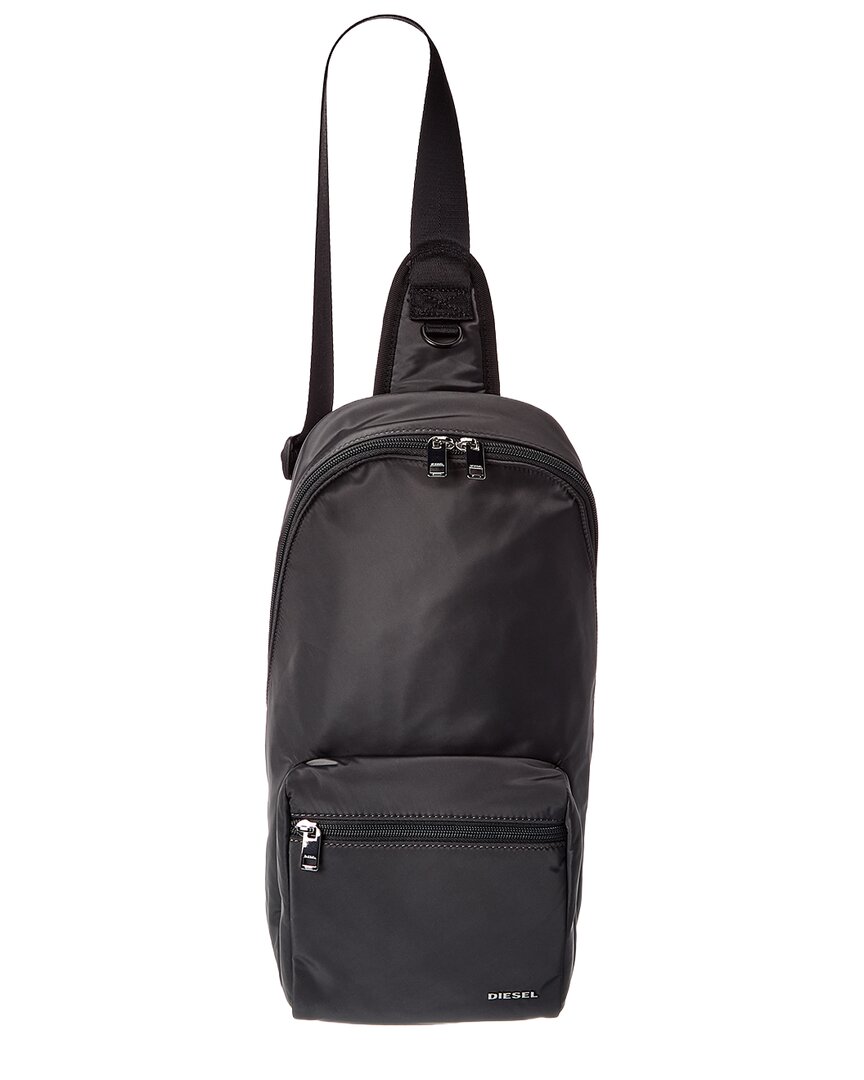 Diesel Logo Basic Slingback Letter Mono Backpack In Brown
