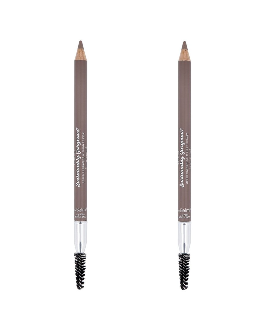Thebalm 2 X 0.04oz Sustainably Gorgeous Brow Pencil In White