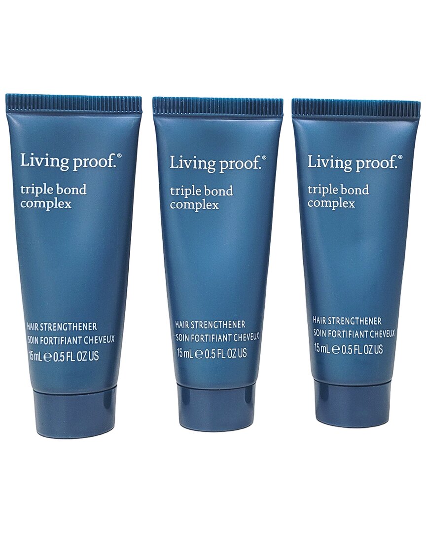 Living Proof Unisex 0.5oz 3 Pack Triple Bond Complex