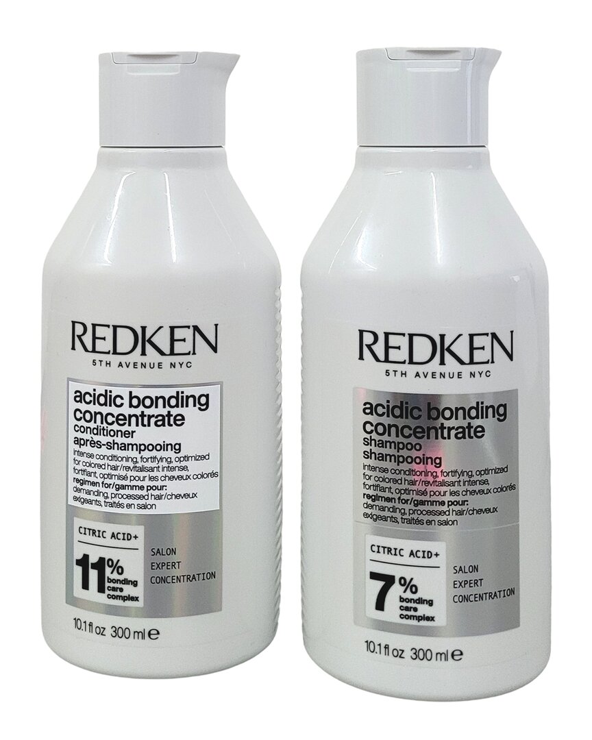 Redken Unisex Acidic Bonding Concentrate Shampoo Duo In White
