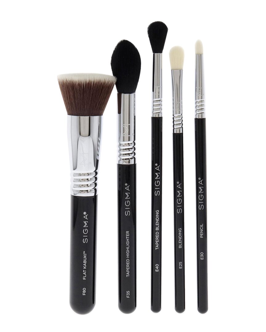 Sigma Beauty Women's Most Wanted 5pc Brush Set In White