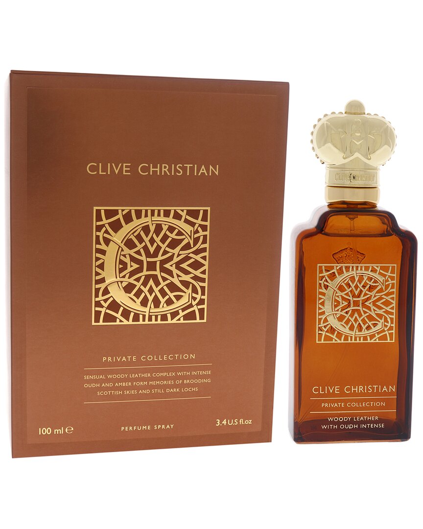Clive Christian Unisex 3.4oz Private Collection C Woody Leather Edp Spray In White