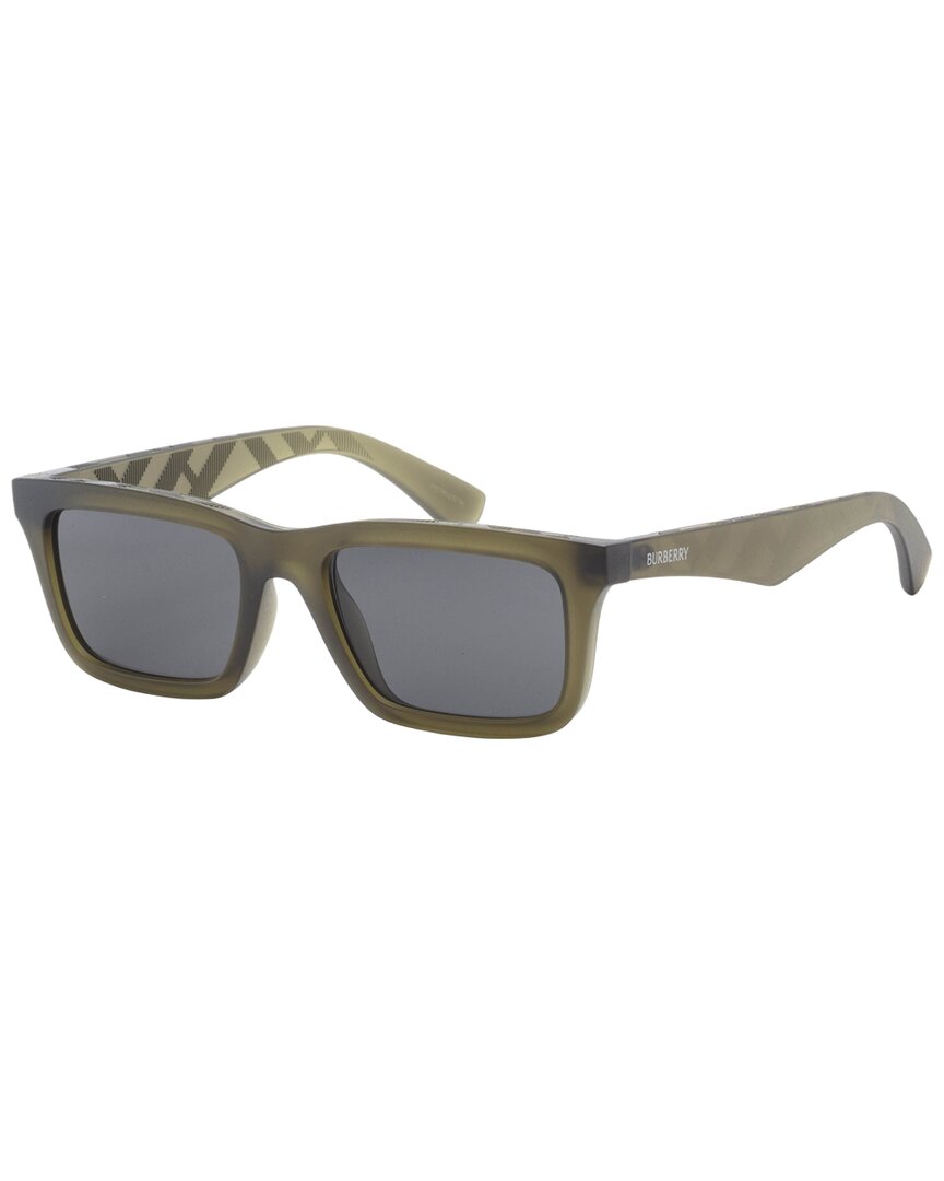 Burberry Men's Green/Dark/Grey Be4475u 53Mm Sunglasses