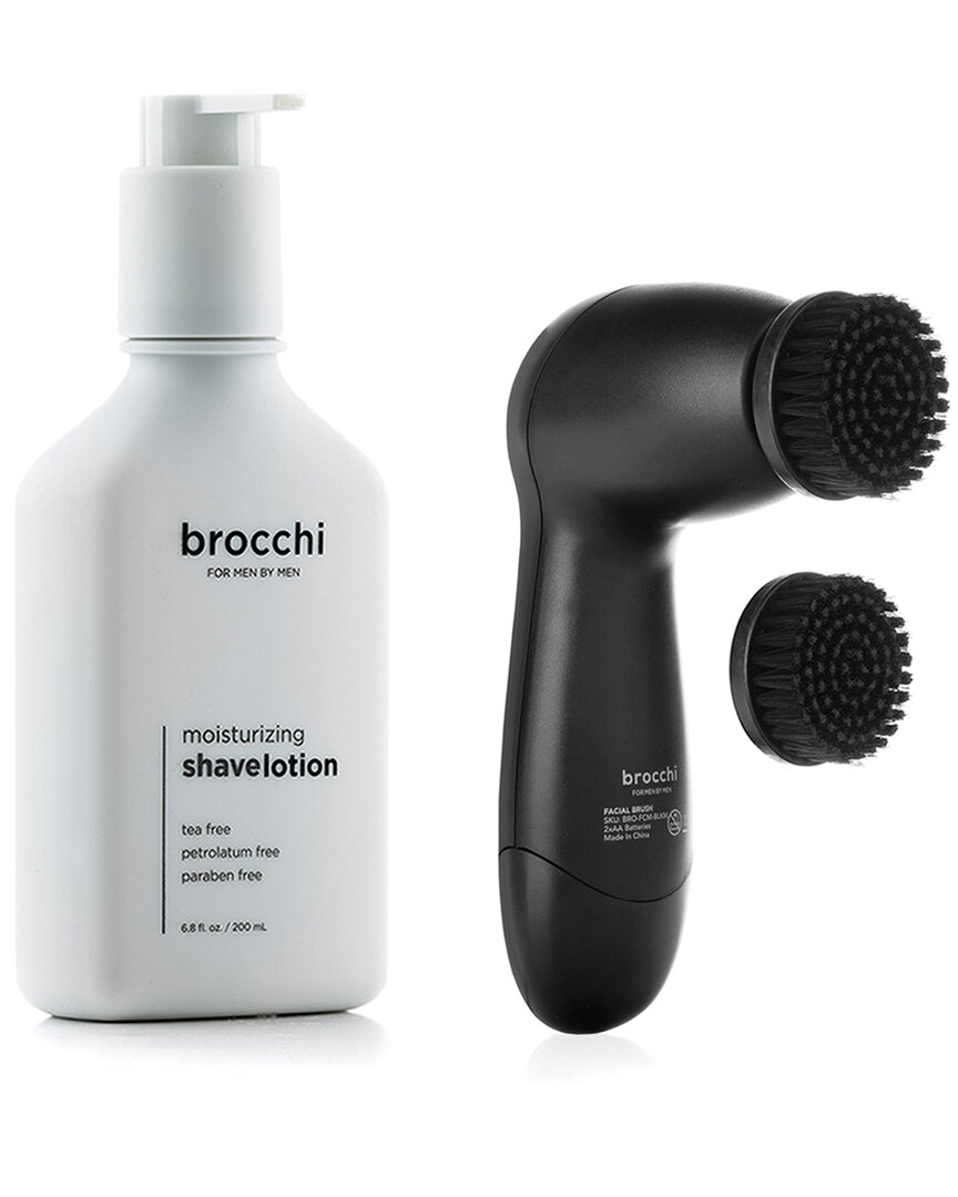 Sebastian Brocchi Brocchi Electric Facial Brush & Moisturizing Shave Lotion Bundle