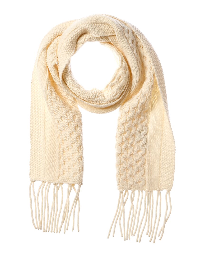 J.MCLAUGHLIN J.MCLAUGHLIN LARA WOOL & CASHMERE-BLEND SCARF 