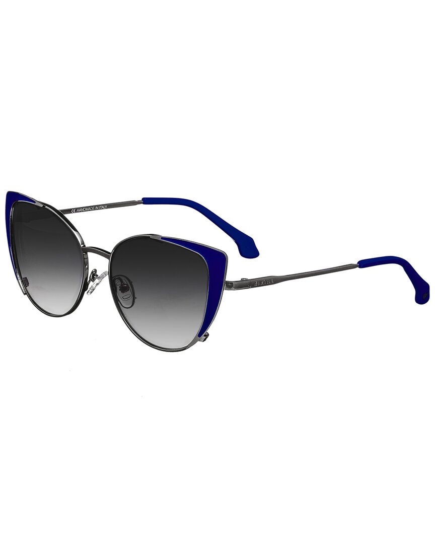 Shop Bertha Women's Brsit109-3 60mm Polarized Sunglasses In Blue