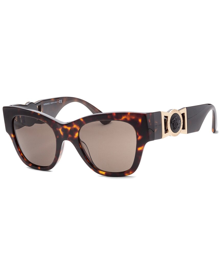 Shop Versace Women's Ve4415u 52mm Sunglasses In Brown