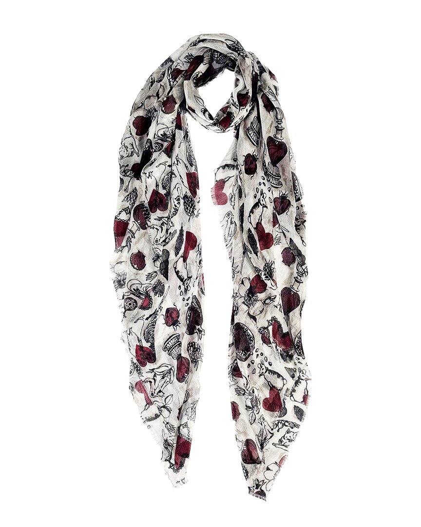 Blue Pacific Hearts Scarf
