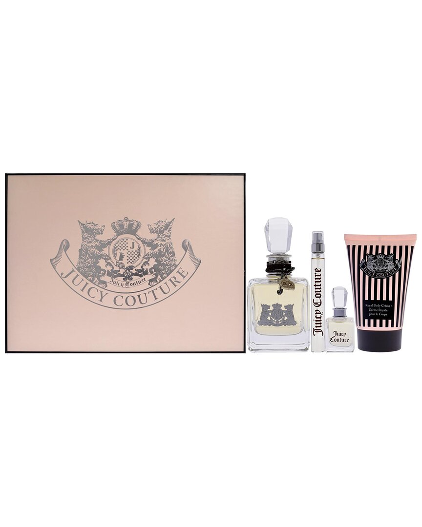 Juicy Couture 4pc Gift Set In White