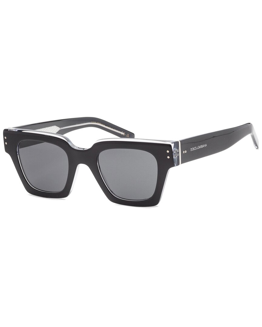 Dolce & Gabbana Men's Dg4413 48mm Sunglasses In Black