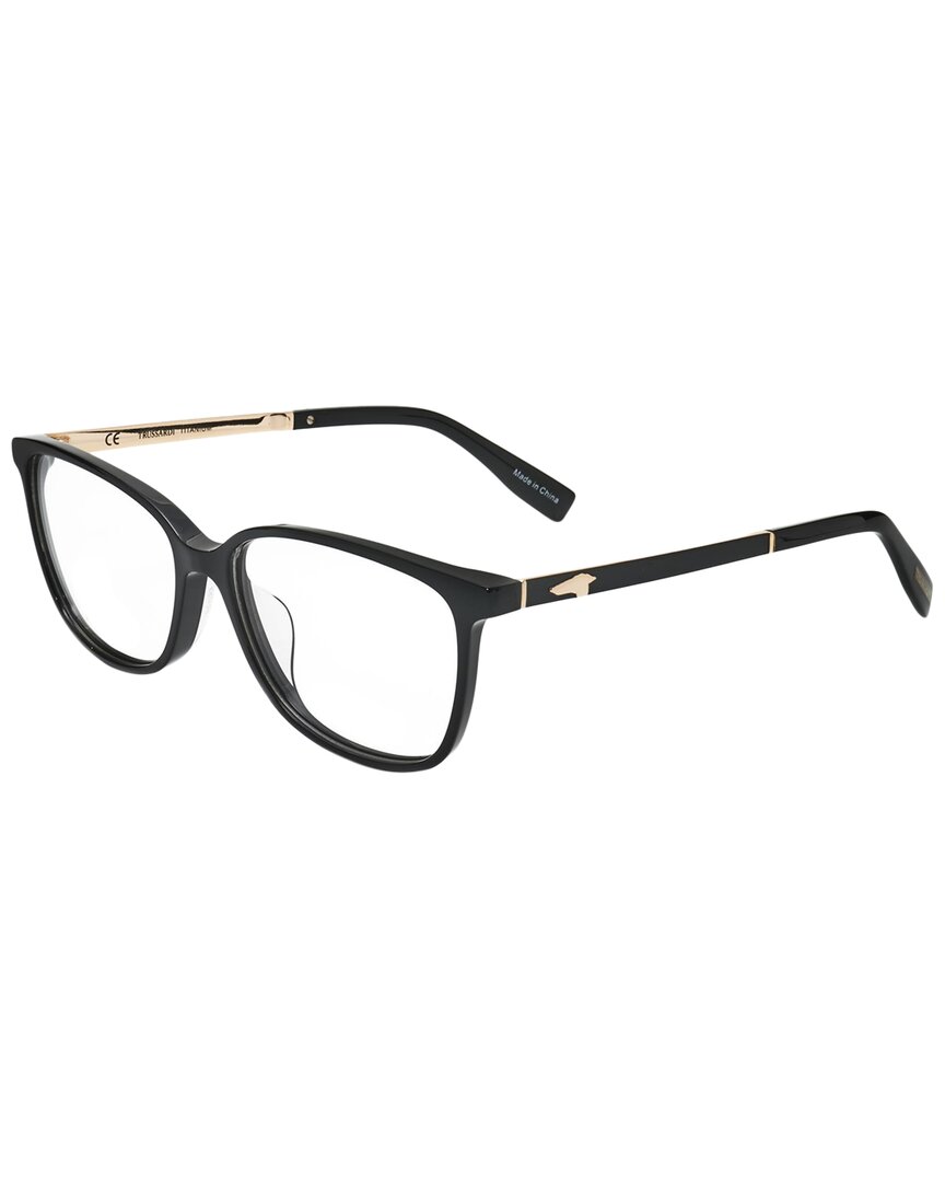 Trussardi Women's Vtr101t 55mm Optical Frames In Black