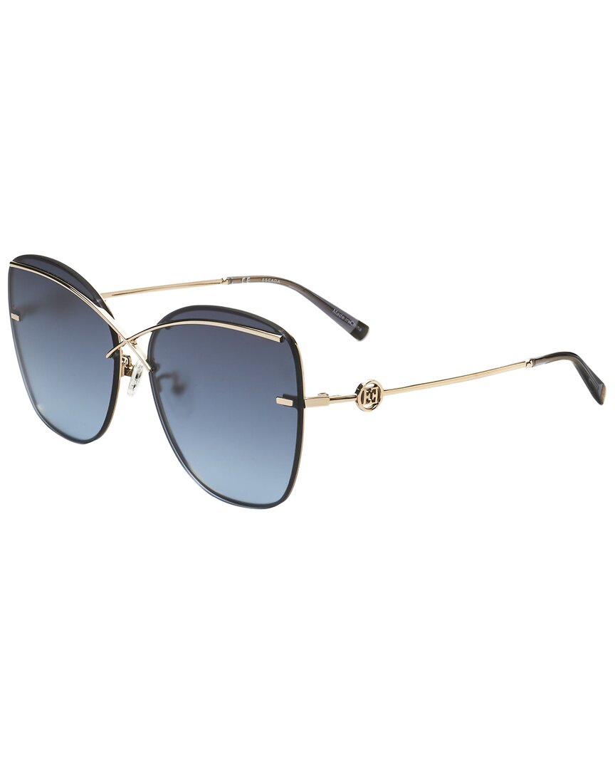 Escada Women's Sesc10f 61mm Sunglasses In Gold