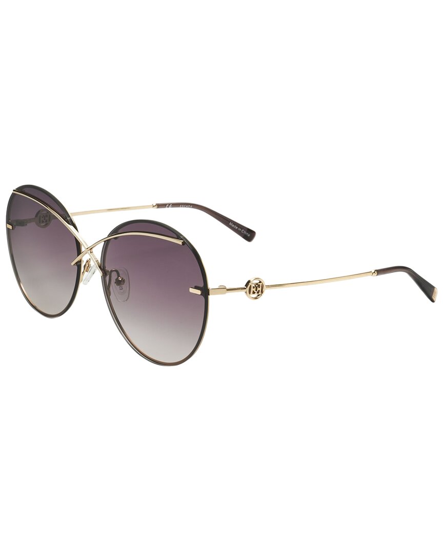 Escada Women's Sesc11f 61mm Sunglasses In Gold