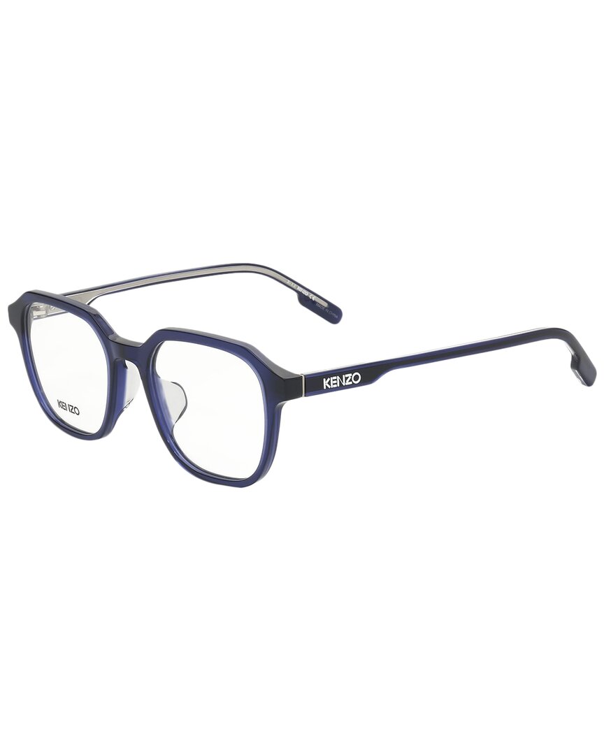 Kenzo Unisex Kz50102f 53mm Optical Frames In Blue