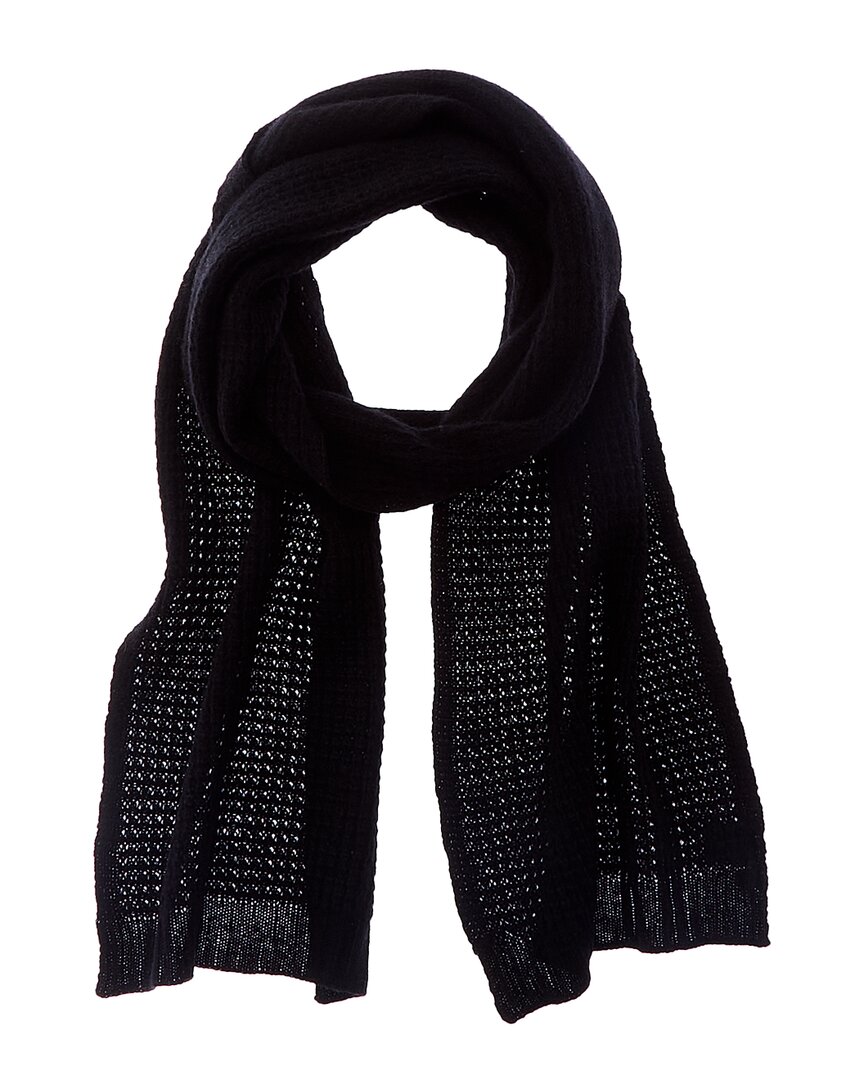 Portolano Cashmere Scarf In Black