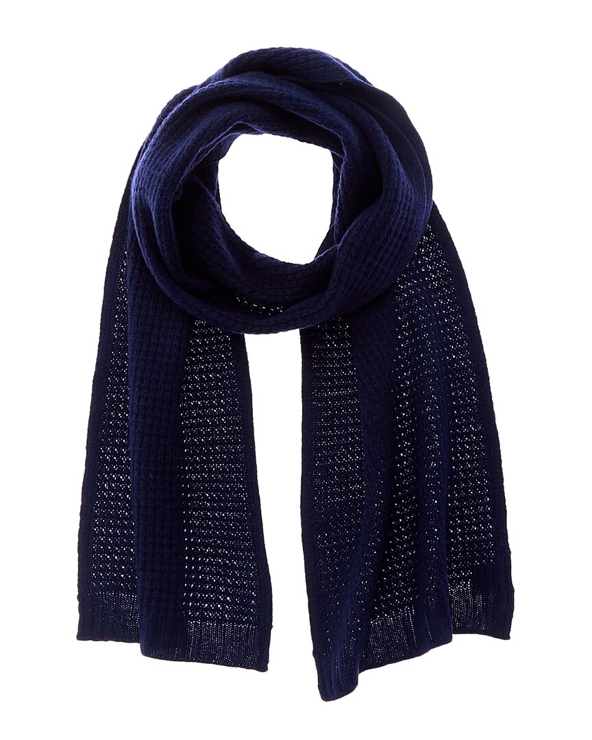 Portolano Cashmere Scarf In Blue