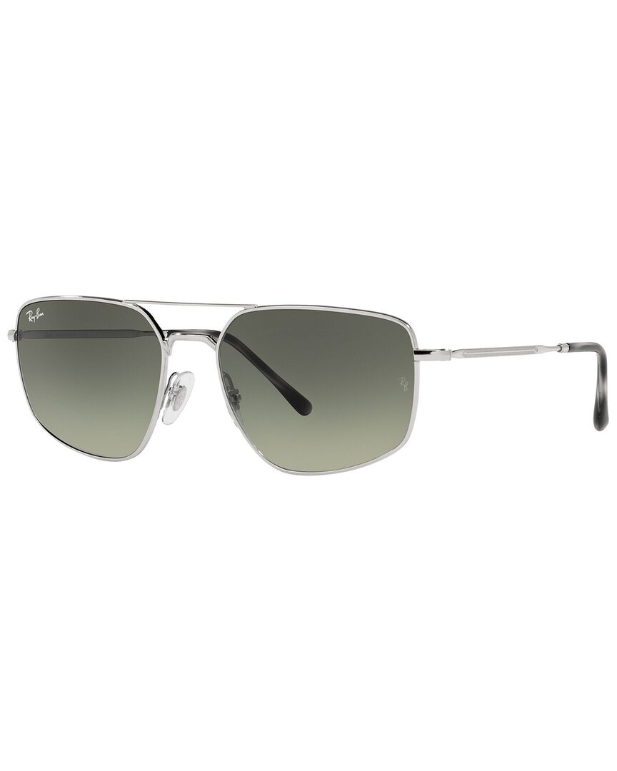 Ray Ban Ray-ban Unisex Rb3666 56mm Sunglasses In Silver