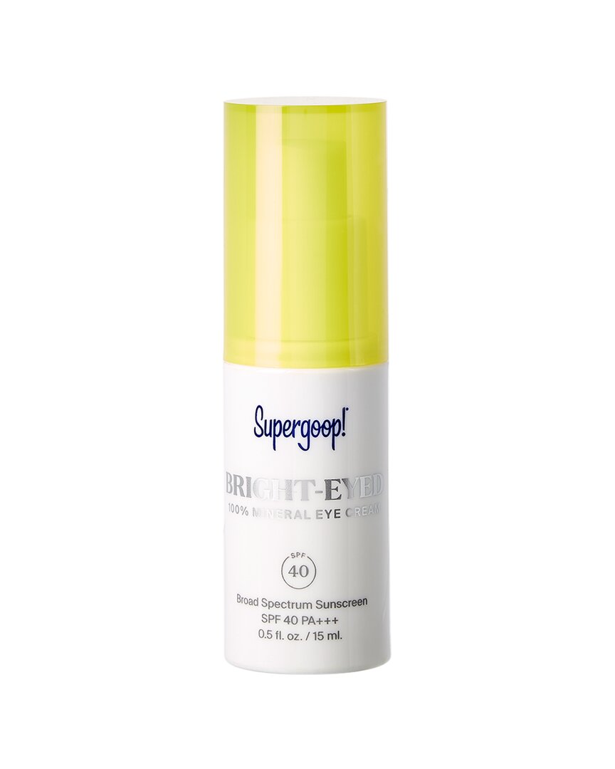 Shop Supergoop 0.5oz Bright-eyed 100% Mineral Eye Cream Spf 40