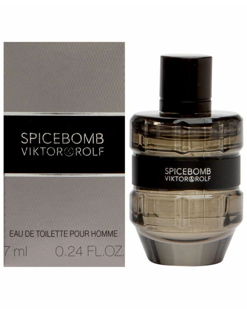 Viktor & Rolf Viktor&rolf Men's 0.24oz Spicebomb Edt Mini In White